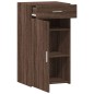 vidaXL Credenza Rovere Marrone 50x42,5x93 cm in Legno Multistrato vidaXL Credenza Rovere Marrone 50x42,5x93 cm in Legno Multistrato