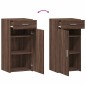 vidaXL Credenza Rovere Marrone 45x42,5x93 cm in Legno Multistrato vidaXL Credenza Rovere Marrone 45x42,5x93 cm in Legno Multistrato