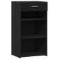 vidaXL Credenza Nera 50x42,5x93 cm in Legno Multistrato vidaXL Credenza Nera 50x42,5x93 cm in Legno Multistrato