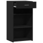 vidaXL Credenza Nera 50x42,5x93 cm in Legno Multistrato vidaXL Credenza Nera 50x42,5x93 cm in Legno Multistrato