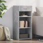 vidaXL Credenza Grigio Cemento 40x42,5x93 cm in Legno Multistrato vidaXL Credenza Grigio Cemento 40x42,5x93 cm in Legno Multistrato