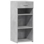 vidaXL Credenza Grigio Cemento 40x42,5x93 cm in Legno Multistrato vidaXL Credenza Grigio Cemento 40x42,5x93 cm in Legno Multistrato