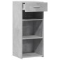 vidaXL Credenza Grigio Cemento 40x42,5x93 cm in Legno Multistrato vidaXL Credenza Grigio Cemento 40x42,5x93 cm in Legno Multistrato