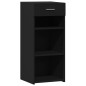 vidaXL Credenza Nera 40x42,5x93 in Legno Multistrato vidaXL Credenza Nera 40x42,5x93 in Legno Multistrato