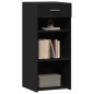 vidaXL Credenza Nera 40x42,5x93 in Legno Multistrato vidaXL Credenza Nera 40x42,5x93 in Legno Multistrato