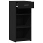 vidaXL Credenza Nera 40x42,5x93 in Legno Multistrato vidaXL Credenza Nera 40x42,5x93 in Legno Multistrato