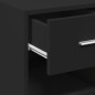 vidaXL Credenza Nera 40x42,5x93 in Legno Multistrato vidaXL Credenza Nera 40x42,5x93 in Legno Multistrato
