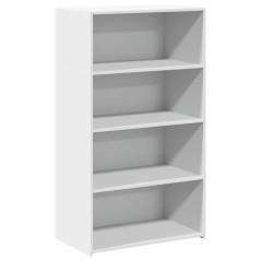 vidaXL Credenza Bianca 70x41x124 cm in Legno Multistrato
