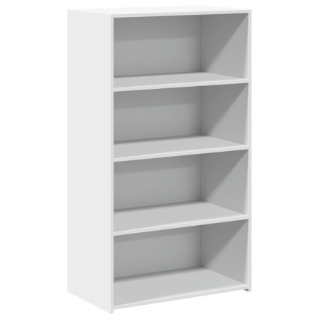 vidaXL Credenza Bianca 70x41x124 cm in Legno Multistrato