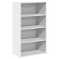 vidaXL Credenza Bianca 70x41x124 cm in Legno Multistrato vidaXL Credenza Bianca 70x41x124 cm in Legno Multistrato