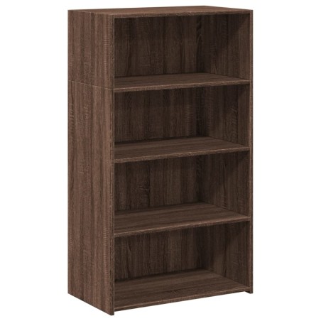 vidaXL Credenza Rovere Marrone 70x41x124 cm in Legno Multistrato