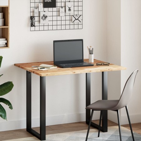 vidaXL Piano Scrivania a Olio 100x80x2 cm Legno Massello Acacia