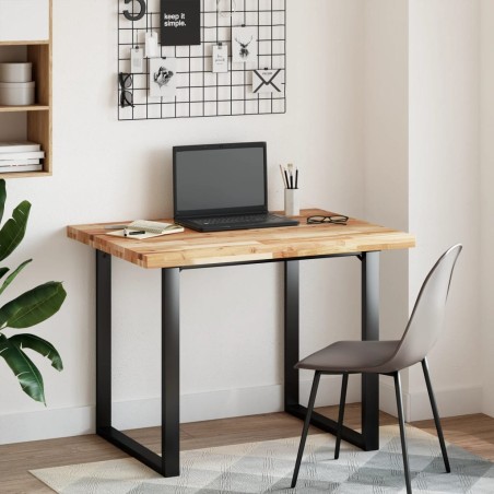 vidaXL Piano Scrivania a Olio 100x80x4 cm Legno Massello Acacia