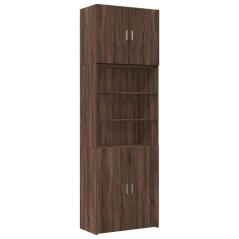 vidaXL Credenza Rovere Marrone 80x42,5x249 cm in Legno Multistrato