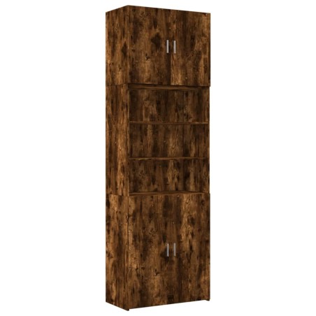 vidaXL Credenza Rovere Fumo 80x42,5x249 cm in Legno Multistrato