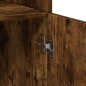 vidaXL Credenza Rovere Fumo 80x42,5x185 cm in Legno Multistrato vidaXL Credenza Rovere Fumo 80x42,5x185 cm in Legno Multistrato
