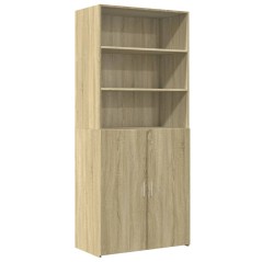 vidaXL Credenza Rovere Sonoma 80x42,5x185 cm in Legno Multistrato