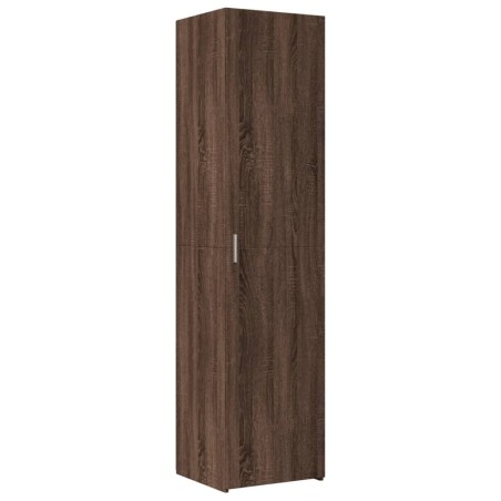 vidaXL Credenza Rovere Marrone 45x42,5x185 cm in Legno Multistrato