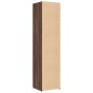 vidaXL Credenza Rovere Marrone 45x42,5x185 cm in Legno Multistrato vidaXL Credenza Rovere Marrone 45x42,5x185 cm in Legno Multistrato