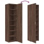 vidaXL Credenza Rovere Marrone 45x42,5x185 cm in Legno Multistrato vidaXL Credenza Rovere Marrone 45x42,5x185 cm in Legno Multistrato
