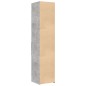 vidaXL Credenza Grigio Cemento 40x42,5x185 cm in Legno Multistrato vidaXL Credenza Grigio Cemento 40x42,5x185 cm in Legno Multistrato