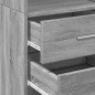 vidaXL Credenza Grigio Sonoma 40x42,5x185 cm in Legno Multistrato vidaXL Credenza Grigio Sonoma 40x42,5x185 cm in Legno Multistrato