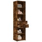 vidaXL Credenza Rovere Fumo 45x42,5x185 cm in Legno Multistrato vidaXL Credenza Rovere Fumo 45x42,5x185 cm in Legno Multistrato