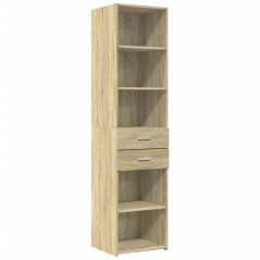vidaXL Credenza Rovere Sonoma 45x42,5x185 cm in Legno Multistrato