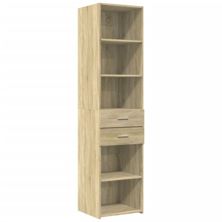 vidaXL Credenza Rovere Sonoma 45x42,5x185 cm in Legno Multistrato