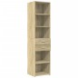vidaXL Credenza Rovere Sonoma 45x42,5x185 cm in Legno Multistrato vidaXL Credenza Rovere Sonoma 45x42,5x185 cm in Legno Multistrato