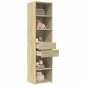 vidaXL Credenza Rovere Sonoma 45x42,5x185 cm in Legno Multistrato vidaXL Credenza Rovere Sonoma 45x42,5x185 cm in Legno Multistrato