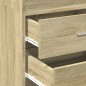 vidaXL Credenza Rovere Sonoma 45x42,5x185 cm in Legno Multistrato vidaXL Credenza Rovere Sonoma 45x42,5x185 cm in Legno Multistrato
