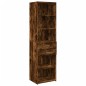 vidaXL Credenza Rovere Fumo 50x42,5x185 cm in Legno Multistrato vidaXL Credenza Rovere Fumo 50x42,5x185 cm in Legno Multistrato