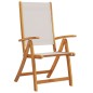 vidaXL Set Pranzo da Giardino 7pz Legno Massello di Acacia e Textilene vidaXL Set Pranzo da Giardino 7pz Legno Massello di Acacia e Textilene