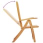 vidaXL Set Pranzo da Giardino 7pz Legno Massello di Acacia e Textilene vidaXL Set Pranzo da Giardino 7pz Legno Massello di Acacia e Textilene
