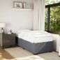 vidaXL Giroletto senza Materasso Grigio Scuro 80x200 cm Velluto vidaXL Giroletto senza Materasso Grigio Scuro 80x200 cm Velluto