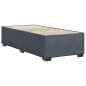 vidaXL Giroletto senza Materasso Grigio Scuro 80x200 cm Velluto vidaXL Giroletto senza Materasso Grigio Scuro 80x200 cm Velluto