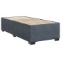 vidaXL Giroletto senza Materasso Grigio Scuro 80x200 cm Velluto vidaXL Giroletto senza Materasso Grigio Scuro 80x200 cm Velluto