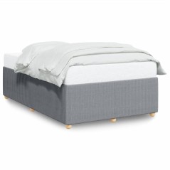 vidaXL Giroletto senza Materasso Grigio Chiaro 120x200 cm Tessuto