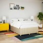 vidaXL Giroletto senza Materasso Crema 140x190 cm in Tessuto vidaXL Giroletto senza Materasso Crema 140x190 cm in Tessuto