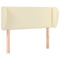 Testiera ad Orecchio Crema 93x23x78/88 cm in Similpelle Testiera ad Orecchio Crema 93x23x78/88 cm in Similpelle