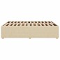 vidaXL Giroletto senza Materasso Crema 140x190 cm in Tessuto vidaXL Giroletto senza Materasso Crema 140x190 cm in Tessuto