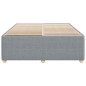 vidaXL Giroletto senza Materasso Grigio Chiaro 140x200 cm Tessuto vidaXL Giroletto senza Materasso Grigio Chiaro 140x200 cm Tessuto
