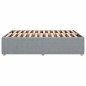 vidaXL Giroletto senza Materasso Grigio Chiaro 140x200 cm Tessuto vidaXL Giroletto senza Materasso Grigio Chiaro 140x200 cm Tessuto