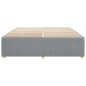 vidaXL Giroletto senza Materasso Grigio Chiaro 180x200 cm Tessuto