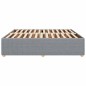 vidaXL Giroletto senza Materasso Grigio Chiaro 180x200 cm Tessuto