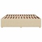 vidaXL Giroletto senza Materasso Crema 200x200 cm in Tessuto vidaXL Giroletto senza Materasso Crema 200x200 cm in Tessuto