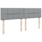 vidaXL Giroletto a Molle con Materasso Grigio Chiaro180x200 cm Tessuto vidaXL Giroletto a Molle con Materasso Grigio Chiaro180x200 cm Tessuto