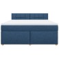 vidaXL Giroletto a Molle con Materasso Blu 180x200 cm in Tessuto vidaXL Giroletto a Molle con Materasso Blu 180x200 cm in Tessuto