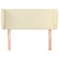 Testiera ad Orecchio Crema 93x23x78/88 cm in Similpelle Testiera ad Orecchio Crema 93x23x78/88 cm in Similpelle